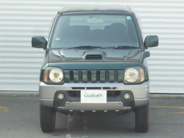 スズキ ジムニー ランドベンチャー 和歌山県 2003(平15)年 9.6万km グローブグリーンパールメタリック Clarion CDデッキ（CX-315）/　BT/CD/iPod/AUX/USB/5速MT/フォグランプ/電動格納ミラー/ドアバイザー/社外ETC/社外１６インチアルミ/取扱説明書/保証書
