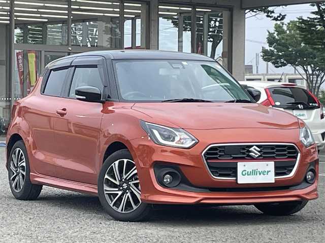 スズキ スイフト RS 宮城県 2023(令5)年 2.1万km フレイムオレンジパールメタリック/ブラック2トーンルーフ 純正ディーラーオプションナビ/フルセグTV/FM・AM/CD・DVD/SD/Bluetooth/USB/ipod/ドライブレコーダー前/シートヒーターD席/パドルシフト/純正アルミホイール16インチ/純正フロアマット/デュアルセンサーブレーキサポート/レーダークルーズコントロール/レーントレーシングアシスト/レーンキープアシスト/パーキングセンサー/横滑り防止