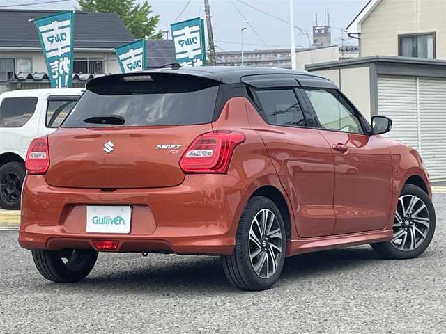 スズキ スイフト RS 宮城県 2023(令5)年 2.1万km フレイムオレンジパールメタリック/ブラック2トーンルーフ 純正ディーラーオプションナビ/フルセグTV/FM・AM/CD・DVD/SD/Bluetooth/USB/ipod/ドライブレコーダー前/シートヒーターD席/パドルシフト/純正アルミホイール16インチ/純正フロアマット/デュアルセンサーブレーキサポート/レーダークルーズコントロール/レーントレーシングアシスト/レーンキープアシスト/パーキングセンサー/横滑り防止