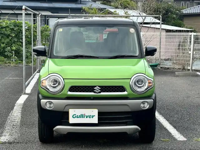 スズキ ハスラー X 愛知県 2017(平29)年 5.9万km ポジティブグリーンメタリック/ブラック2トーン 純正メーカーナビ/[AM/FM/BT/TV/CD]/純正LEDヘッドライト/純正フロアマット/純正15インチAW/ベンチシート/シートヒーター/横滑り防止装置/レーンアシスト/オートライト/エンジンスタートボタン/アイドリンクストップ/スマートキー/USB入力端子/保証書/取扱説明書/記録簿