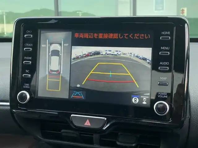 トヨタ ヤリスクロス Z 香川県 2022(令4)年 1.5万km ブラックマイカ 登録時走行距離：14159km/メーカー純正ディスプレイオーディオ/　CD DVD BT/全方位カメラ/プリクラッシュセーフティシステム/レーンキープアシスト/レーダークルーズコントロール/クリアランスソナー/オートハイビーム/LEDヘッドライト/オートライト/レベライザヘッドライト/ハーフレザーシート/シートヒーター/パワーシート/横滑り防止装置/オートホールド機能付き電子パーキングブレーキ/プッシュスタート/スマートキー