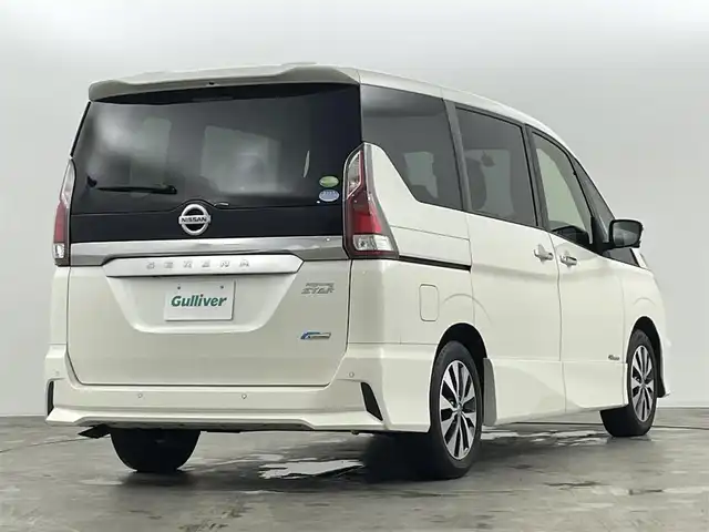 日産 セレナ ハイウェイスター G 福島県 2016(平28)年 3.8万km ブリリアントホワイトパール エマージェンシーブレーキ/・レーンキープアシスト/・標識認識機能/・プロパイロット/・クリアランスソナー/純正ナビ/・型番：MM316D-W/・フルセグTV/Bluetooth/CD/DVD/・アラウンドビューモニター/・ETC/・ドライブレコーダー/・インテリジェントルームミラー/アイドリングストップ/両側パワースライドドア/・ハンズフリースライドドア/電子パーキング/・オートホールド/革巻きステアリング/・ステアリングリモコン/プッシュスタート/・スマートキー/LEDヘッドライト/・オートライト/・フォグライト/電動格納ミラー/純正フロアマット/ドアバイザー