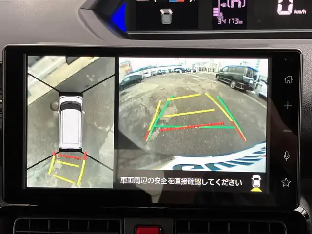 ダイハツ タント カスタム RS 山口県 2022(令4)年 3.5万km ブラックマイカメタリック 純正ディスプレイオーディオ/＆パノラミックビューカメラ/＆フルセグTV/フロアマット/ドアバイザー/純正LEDヘッドライト/純正フォグランプ/純正15インチアルミ/スマートキー/エンジンプッシュスタート/両側パワースライド/オートライト/フロントシートヒーター