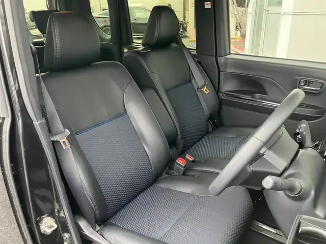 ダイハツ タント カスタム RS 山口県 2022(令4)年 3.5万km ブラックマイカメタリック 純正ディスプレイオーディオ/＆パノラミックビューカメラ/＆フルセグTV/フロアマット/ドアバイザー/純正LEDヘッドライト/純正フォグランプ/純正15インチアルミ/スマートキー/エンジンプッシュスタート/両側パワースライド/オートライト/フロントシートヒーター