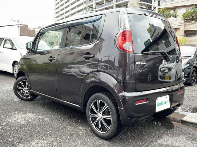 日産 モコ X 宮崎県 2013(平25)年 2.9万km アーバンブラウン プッシュスタート　スマートキー　ドアバイザー　パワーステアリング　パワーウィンドウ　CDチェンジャー　MDチェンジャー　取扱説明書