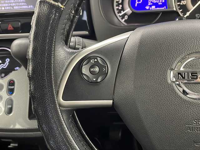 日産 デイズ ルークス ライダーHWSターボ 栃木県 2014(平26)年 4.6万km ブラック ワンオーナー/純正ナビ/Bluetooth/フルセグTV/パノラミックビューモニター/両側パワースライドドア/ETC/HIDヘッドライト/純正アルミホイール/純正フロアマット/スマートキー/保証書