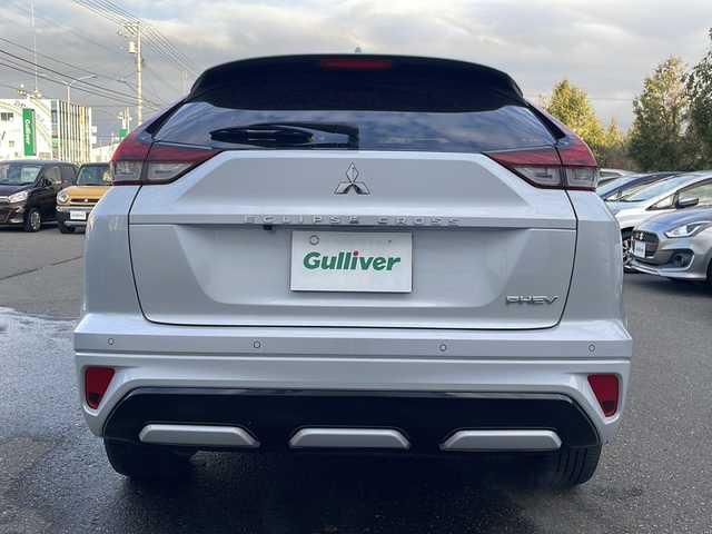 三菱 エクリプス クロス ＰＨＥＶ P 道東・釧路十勝 2021(令3)年 4.7万km ホワイトダイヤモンド 純正ナビ(AM/FM/BT/フルセグTV)/ハーフレザー/ドラレコ前後/積み込みタイヤ(スタッドレス)/ETC/アダプティブクルーズコントロール/衝突被害軽減システム/バッテリー冷却ファンスイッチ/バックカメラ/ステアリングヒーター/レーンアシスト/プラグインコンセント/横滑り防止/電格ミラー/シートヒーター前席/プッシュスタート