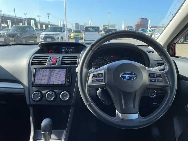 スバル インプレッサ スポーツ 2．0i アイサイト 石川県 2014(平26)年 7.6万km ヴェネチアンレッドパール ４ＷＤ　純正ナビ　フルセグＴＶ　バックカメラ　ＨＩＤヘッドライト　ＥＴＣ　ドラレコ　純正アルミホイール　アイサイト　レーダークルーズ　フォグランプ　スマートキー　プッシュスタート