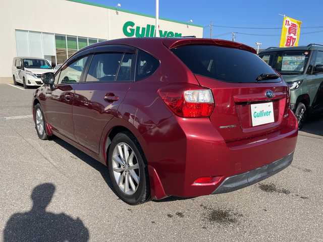 スバル インプレッサ スポーツ 2．0i アイサイト 石川県 2014(平26)年 7.6万km ヴェネチアンレッドパール ４ＷＤ　純正ナビ　フルセグＴＶ　バックカメラ　ＨＩＤヘッドライト　ＥＴＣ　ドラレコ　純正アルミホイール　アイサイト　レーダークルーズ　フォグランプ　スマートキー　プッシュスタート