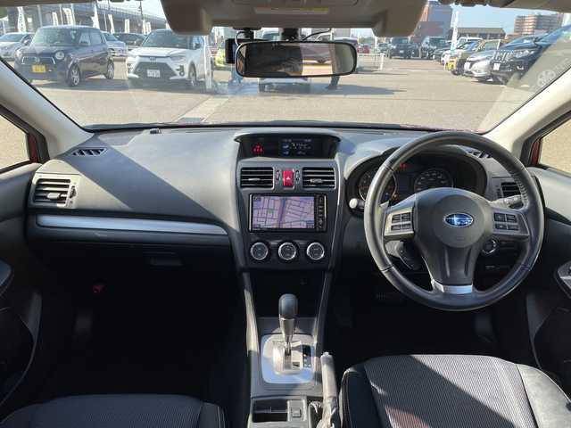 スバル インプレッサ スポーツ 2．0i アイサイト 石川県 2014(平26)年 7.6万km ヴェネチアンレッドパール ４ＷＤ　純正ナビ　フルセグＴＶ　バックカメラ　ＨＩＤヘッドライト　ＥＴＣ　ドラレコ　純正アルミホイール　アイサイト　レーダークルーズ　フォグランプ　スマートキー　プッシュスタート