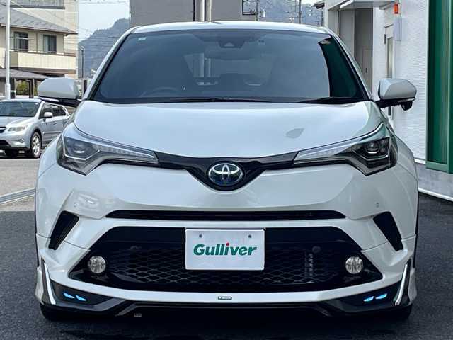 トヨタ Ｃ－ＨＲ G 岐阜県 2018(平30)年 11.4万km ホワイトパールクリスタルシャイン 禁煙車/純正SDナビ/フルセグTV/Bluetooth/ブラインドスポットモニター/クルーズコントロール/ABS/前後コーナーセンサー/レーンキープアシスト/盗難防止装置/Wサイドエアバック/カーテンエアバック/LEDヘッドライト/オートハイビーム/モデリスタエアロ/ビルトインETC/純正アルミホイール/パワーステアリング/パワーウィンドウ/ステアリングスイッチ/ドライブレコーダー/スマートキー/Pスタート/社外AW積み込み