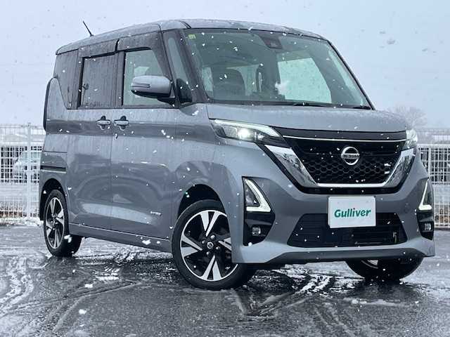 日産 ルークス HWS Gターボ プロパイロットED 富山県 2020(令2)年 3.2万km チタニウムグレーメタリック プロパイロット/4WD/衝突軽減ブレーキ/レーンキープ/追従型クルーズコントロール/全方位カメラ/純正ナビ（MM320D-L）/フルセグ/両側パワースライドドア/ドラレコ