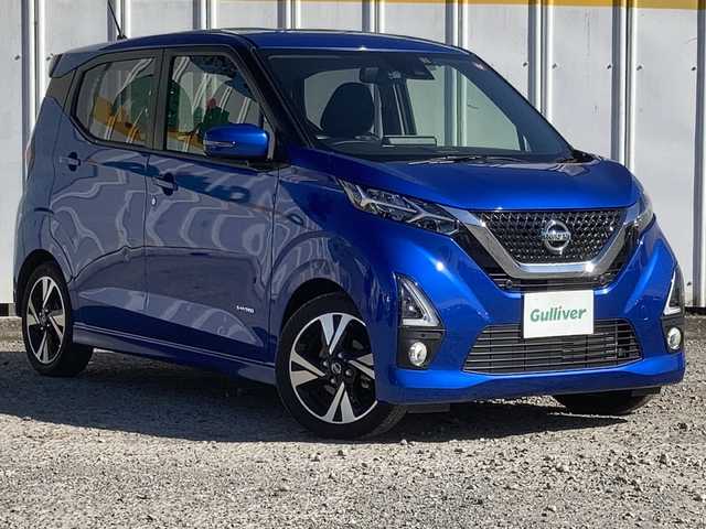 日産 デイズ HWS G ターボ プロパイロットED 大阪府 2020(令2)年 0.5万km オーシャンブルーP 外部検査済み/登録時走行距離4724km/プロパイロット/純正SDナビ【MM319D-L】/(DVD/フルセグTV/Bluetooth/USB/MSV)/全周囲カメラ/ETC/前方ドライブレコーダー/横滑り防止機能/レーンアシスト/衝突軽減ブレーキ/純正15インチアルミホイール/スマートキー/LEDヘッドライト/カーテンエアバック/レーダークルーズコントロール