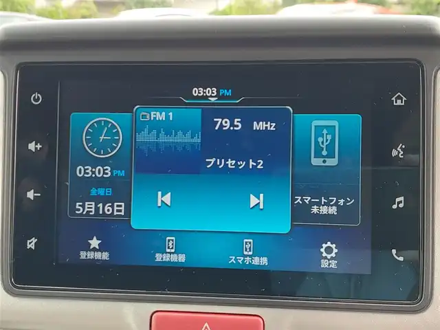 スズキ エブリィ ワゴン PZターボ スペシャル ハイルーフ 東京都 2024(令6)年 0.3万km クールカーキPM ハイルーフ/デュアルカメラブレーキサポート/レーンキープアシスト/純正ディスプレイオーディオ/バックカメラ/フルセグ/BT/ドライブレコーダー/シートヒーター/障害物センサー/アイドリングストップ/スマートキー/純正14インチAW/オートライト