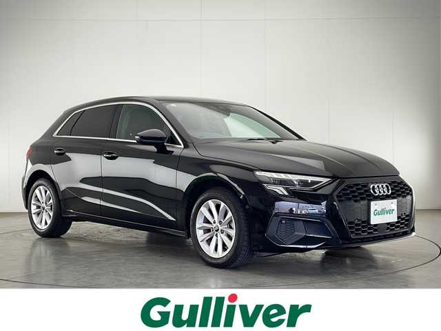 アウディ Ａ３ SB 30TFSI 宮崎県 2021(令3)年 2.7万km ミトスブラックメタリック 純正ナビ/ワンセグテレビ/ＡＭ・ＦＭ/バックカメラ　/Ｄ／Ｎ席シートヒーター/電子パーキングブレーキ/クルーズコントロール/コーナーセンサー　/パーキングアシスト/オートライト　/パドルシフト/ＥＴＣ2.0/プッシュスタート/ウィンカーミラー