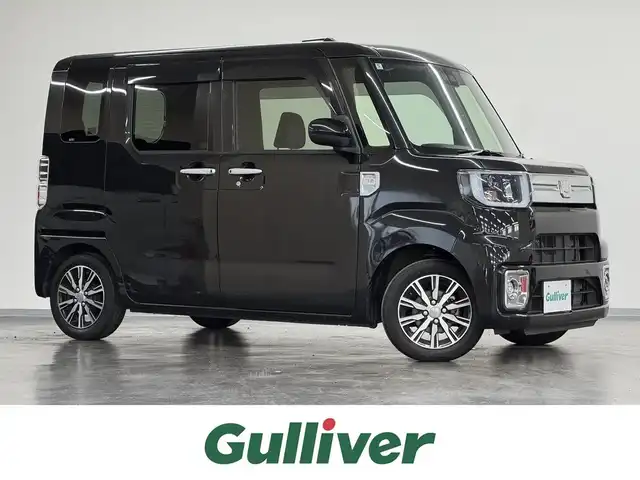 ダイハツ ウェイク G ターボ SA Ⅲ 三重県 2022(令4)年 5万km ブラックマイカメタリック ガソリン・ターボ/FF/インパネCVT/7インチ ストラーダナビ CN-RA05WD/（FM/AM/SD/iPod/TV/USB/Bluetooth/MEMORY MUSIC/CD/DVD/VTR）/バックカメラなど/両側パワースライドドア/ドライブレコーダー 前方/ETC/スマートアシスト3/・衝突回避支援ブレーキ機能（対車両・対歩行者）/・衝突警報機能（対車両・対歩行者）/・車線逸脱警報機能/・誤発進抑制制御機能（前方・後方）/・コーナーセンサー（リヤ２個）/装備/・オートエアコン/・オートライト/・LEDヘッドライト/・ハイビームアシスト/・純正14inAW/・プッシュスタート/・スマートキーx1/・保/取/など