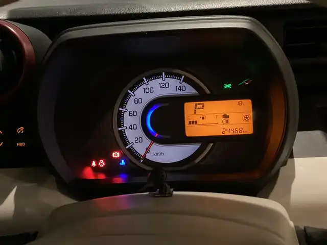 スズキ スペーシア HYBRID X 愛知県 2019(平31)年 2.5万km ピュアホワイトP ワンオーナー　/純正SDナビ　/フルセグ　/両側パワースライドドア　/シートヒーター　/レーダーブレーキサポート　/LDA /コーナーセンサー　/全方位カメラ　/バックカメラ　/アイドリングストップ　/スマートキー