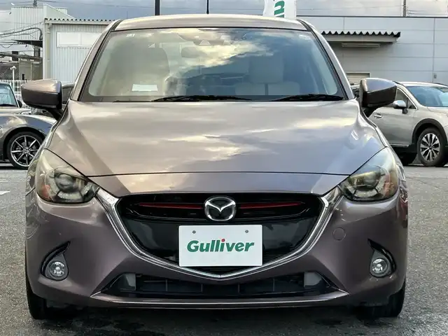 マツダ デミオ XD ツーリング Lパッケージ 奈良県 2014(平26)年 4.1万km スモーキーローズマイカ ハーフレザー/純正ナビ/ディーゼルターボ/パドルシフト/クルコン/純正フロアマット/純正アルミ/バックカメラ/レーンキープアシスト/ドラレコ/ETC/オートライト（LED）/USB/Bluetooth