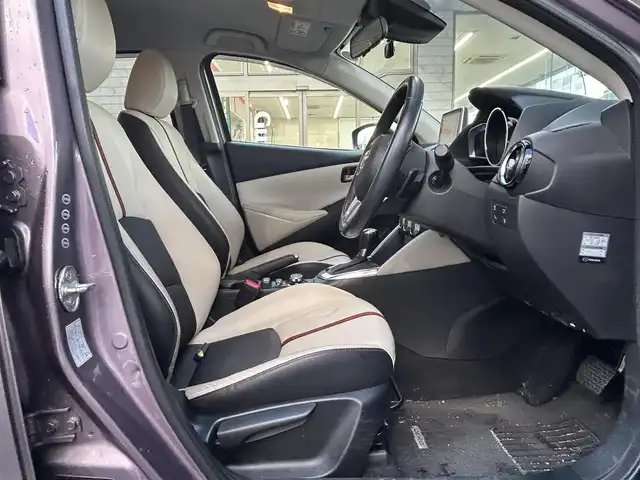 マツダ デミオ XD ツーリング Lパッケージ 奈良県 2014(平26)年 4.1万km スモーキーローズマイカ ハーフレザー/純正ナビ/ディーゼルターボ/パドルシフト/クルコン/純正フロアマット/純正アルミ/バックカメラ/レーンキープアシスト/ドラレコ/ETC/オートライト（LED）/USB/Bluetooth