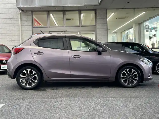 マツダ デミオ XD ツーリング Lパッケージ 奈良県 2014(平26)年 4.1万km スモーキーローズマイカ ハーフレザー/純正ナビ/ディーゼルターボ/パドルシフト/クルコン/純正フロアマット/純正アルミ/バックカメラ/レーンキープアシスト/ドラレコ/ETC/オートライト（LED）/USB/Bluetooth