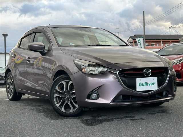 マツダ デミオ XD ツーリング Lパッケージ 奈良県 2014(平26)年 4.1万km スモーキーローズマイカ ハーフレザー/純正ナビ/ディーゼルターボ/パドルシフト/クルコン/純正フロアマット/純正アルミ/バックカメラ/レーンキープアシスト/ドラレコ/ETC/オートライト（LED）/USB/Bluetooth