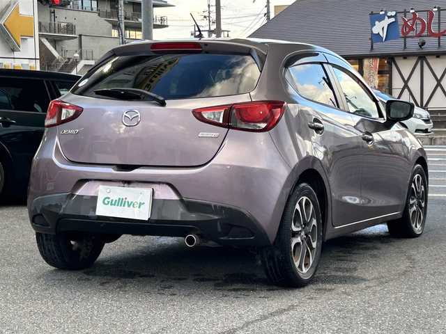 マツダ デミオ XD ツーリング Lパッケージ 奈良県 2014(平26)年 4.1万km スモーキーローズマイカ ハーフレザー/純正ナビ/ディーゼルターボ/パドルシフト/クルコン/純正フロアマット/純正アルミ/バックカメラ/レーンキープアシスト/ドラレコ/ETC/オートライト（LED）/USB/Bluetooth