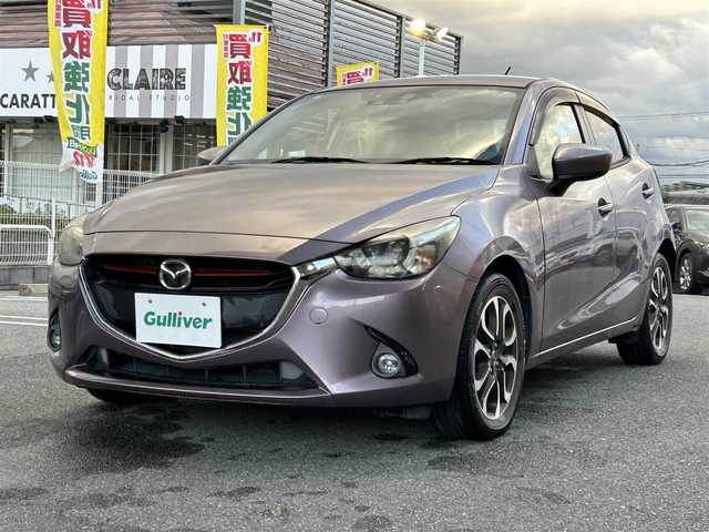 マツダ デミオ XD ツーリング Lパッケージ 奈良県 2014(平26)年 4.1万km スモーキーローズマイカ ハーフレザー/純正ナビ/ディーゼルターボ/パドルシフト/クルコン/純正フロアマット/純正アルミ/バックカメラ/レーンキープアシスト/ドラレコ/ETC/オートライト（LED）/USB/Bluetooth