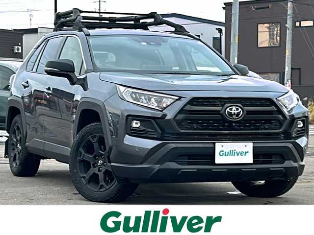 トヨタ ＲＡＶ４ アドベンチャー オフロードPKGⅡ 道南・函館 2023(令5)年 2.5万km グレーメタリック /純正ディスプレイオーディオ//ナビゲーション//フルセグTV//夏冬タイヤ//純正エンジンスターター//全方位カメラ//ワンオーナー//寒冷地仕様//レザーシート//前席シートヒーター//前席パワーシート//革巻きステアリング//ステアリングヒーター//クルーズコントロール//LTA//BSM//PCS//RCTA//PKSB//RSA//デジタルインナーミラー//社外ドライブレコーダー　前後//ETC2.0//LEDヘッドライト//フォグランプ//ルーフキャリア