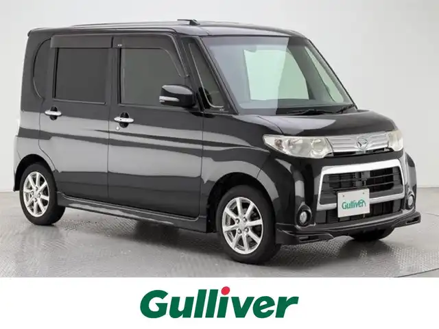 ダイハツ タント カスタム X スペシャル 兵庫県 2013(平25)年 11.5万km ブラックマイカメタリック 社外8インチナビ＆フルセグTV/（CD＆DVD＆BT＆MSV＆AUX）/バックカメラ/片側パワースライドドア/ETC/HIDライト/フロアマット/純正アルミホイール/スマートキー/Wエアバック