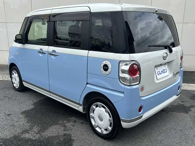 ダイハツ ムーヴ キャンバス G メイクアッフ SA Ⅱ 埼玉県 2017(平29)年 9.1万km パールホワイトⅢ/シルキーブルーパール 2トーン (株)IDOMが運営する【じしゃロン熊谷店】の自社ローン専用車両になりますこちらは現金またはオートローンご利用時の価格です。自社ローンご希望の方は別途その旨お申付け下さい/社外ナビ/（フルセグTV/CD/DVD/Bluetooth/SD）/バックカメラ/ETC/両側パワースライドドア/スマートアシスト/・衝突回避支援ブレーキ機能/・衝突警報機能/・車線逸脱警報機能/・誤発進抑制制御機能/・先行車発進お知らせ機能/LEDオ－トヘッドライト/ドライブレコーダー/運転席シートヒーター /電動格納ミラー/ドアバイザー/プッシュスタート /スマートキー
