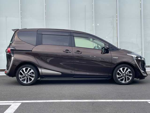 トヨタ シエンタ ハイブリッド ファンベースG 神奈川県 2019(令1)年 8.1万km ヴィンテージブラウンパールクリスタルシャイン 純正ナビ/ワンオーナー/Bluetooth/CD/DVD/フルセグTV/ETC/クルーズコントロール/ドライブレコーダー/全方位カメラ/コーナーセンサー/前席シートヒーター/ハンドルヒーター/両側パワースライドドア/トヨタセーフティセンス/レーンキープアシスト/オートライト/オートマチックハイビーム/純正フロアマット/純正アルミホイール/コンソールボックス/サイドバイザー/室内カーテン