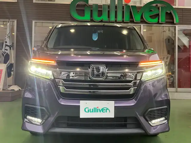 ホンダ ステップワゴン スパーダ クルスピセンシング 神奈川県 2018(平30)年 5.2万km プレミアムスパイスパープルP ワンオーナー/フィリップダウンモニター/わくわくゲート/ホンダセンシング/純正SDナビ/（フルセグ・bluetooth・CD・DVD)/ビルトインETC/両側パワースライドドア/ウォークスルー/セカンドシートサンバイザー/スマートキー×2/電格ミラー/LEDヘッドライト/保証書/取扱説明書