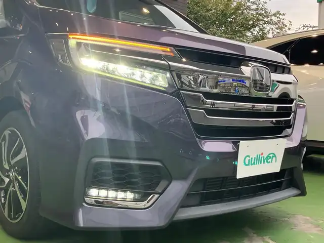 ホンダ ステップワゴン スパーダ クルスピセンシング 神奈川県 2018(平30)年 5.2万km プレミアムスパイスパープルP ワンオーナー/フィリップダウンモニター/わくわくゲート/ホンダセンシング/純正SDナビ/（フルセグ・bluetooth・CD・DVD)/ビルトインETC/両側パワースライドドア/ウォークスルー/セカンドシートサンバイザー/スマートキー×2/電格ミラー/LEDヘッドライト/保証書/取扱説明書