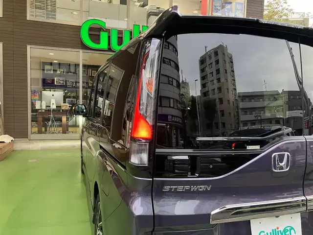 ホンダ ステップワゴン スパーダ クルスピセンシング 神奈川県 2018(平30)年 5.2万km プレミアムスパイスパープルP ワンオーナー/フィリップダウンモニター/わくわくゲート/ホンダセンシング/純正SDナビ/（フルセグ・bluetooth・CD・DVD)/ビルトインETC/両側パワースライドドア/ウォークスルー/セカンドシートサンバイザー/スマートキー×2/電格ミラー/LEDヘッドライト/保証書/取扱説明書