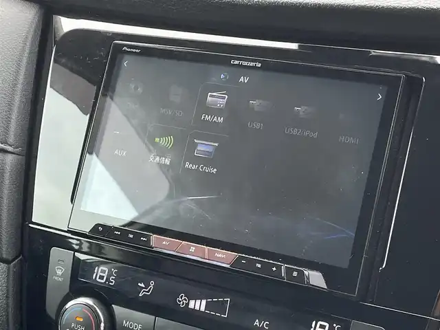 日産 エクストレイル ハイブリッド 20X 新潟県 2017(平29)年 8.1万km ブリリアントホワイトパール 4WD/社外SDナビ(AVIC-CL902XS)/CD/DVD/BT/フルセグテレビ/バックカメラ/ETC/ドライブレコーダー/衝突被害軽減ブレーキ/レーンキープアシスト/レーダークルーズコントロール/サンルーフ/革シート/パワーバックドア/コーナーセンサー/ステアリングスイッチ/スマートキー/プッシュスタート/LEDヘッドライト/オートライト/フォグランプ/純正20インチアルミホイール/社外18インチAW冬タイヤ車載