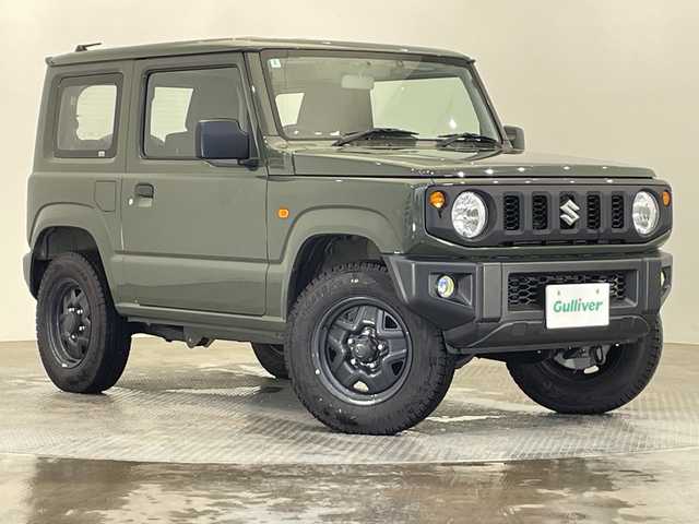 スズキ ジムニー XG 栃木県 2022(令4)年 1.2万km ジャングルグリーン ターボ/パートタイム4WD/純正8インチナビ(CN-RZ875)/(フルセグTV・Bluetooth・CD・DVD・SD・USB)/前方ドライブレコーダー/ETC/ダウンヒルアシストコントロール/ハロゲンヘッドランプ/オートライト/フロントフォグランプ(黄色)/リモコンキー/スペアキー/背面タイヤ/純正フロアマット/フルフラットシート