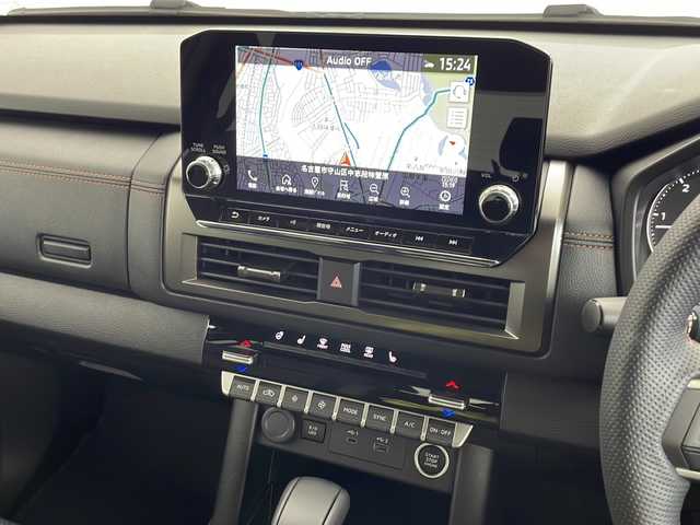 三菱 トライトン GSR 愛知県 2024(令6)年 0.3万km ダイヤモンドブラックマイカ メーカーオプション9インチナビ/音声認識・BT・AppleCarPlay・AndroidAuto・フルセグTV・USB・FM・AM/マルチアラウンドビューモニター/スーパーエレクトロ4WD-II/レーダークルーズ コントロール/ETC/衝突被害軽減システム/本革合皮コンビレザーシート/運転席パワーシート/前席シートヒーター/本革巻ステアリング/ステアリングヒーター/ブラインドスポットモニター/ヒルディセントコントロール/アクティブスタビリティ&トラクションコントロール/アクティブLSD（ブレーキ制御タイプ）/トレーラースタビリティアシスト/アクティブヨーコントロール/リヤデフロック/ヒルスタートアシスト/標識認識システム/LEDオートライト/オートハイビーム/オートワイパー/車線逸脱防止支援機能/後席サーキュレーター/自動防眩ルームミラー/フロントフォグランプ/荷台ベッドライナー/電動格納式ヒーテッドドアミラー/純正18インチアルミホイール