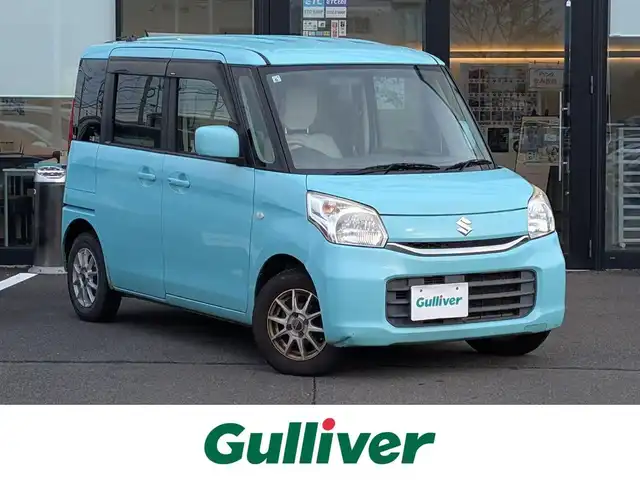 スズキ スペーシア X 福井県 2015(平27)年 10.2万km フレンチミントPM パイオニアSDナビ/AM/FM/ワンセグ/BT/CD/DVD/片側パワースライドドア/アイドリングストップ/盗難防止装置/ETC/運転席シートヒーター/革調シートカバー/純正フロアマット/ダブルエアバッグ/キセノンヘッドライト/オートライト/スマートキー