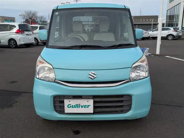 スズキ スペーシア X 福井県 2015(平27)年 10.2万km フレンチミントPM パイオニアSDナビ/AM/FM/ワンセグ/BT/CD/DVD/片側パワースライドドア/アイドリングストップ/盗難防止装置/ETC/運転席シートヒーター/革調シートカバー/純正フロアマット/ダブルエアバッグ/キセノンヘッドライト/オートライト/スマートキー