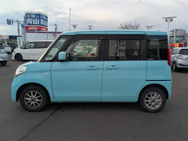 スズキ スペーシア X 福井県 2015(平27)年 10.2万km フレンチミントPM パイオニアSDナビ/AM/FM/ワンセグ/BT/CD/DVD/片側パワースライドドア/アイドリングストップ/盗難防止装置/ETC/運転席シートヒーター/革調シートカバー/純正フロアマット/ダブルエアバッグ/キセノンヘッドライト/オートライト/スマートキー