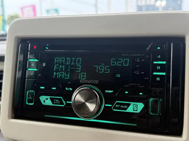 スズキ ラパン G 千葉県 2020(令2)年 6.5万km フォーンベージュM オーディオ　DPX-U740BTH/　(AM/FM/CD/USB/AUX/Bluetooth)/ドライブレコーダー/ETC/デュアルセンサーブレーキサポート/リアコーナーセンサー/プッシュエンジンスタート/スマートキー/運転席シートヒーター/純正フロアマット/オートライト/ヘッドライトレベライザー/ドアバイザー