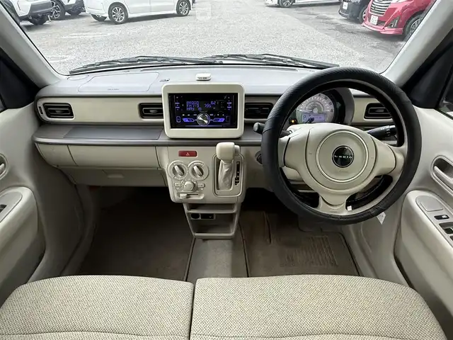 スズキ ラパン G 千葉県 2020(令2)年 6.5万km フォーンベージュM オーディオ　DPX-U740BTH/　(AM/FM/CD/USB/AUX/Bluetooth)/ドライブレコーダー/ETC/デュアルセンサーブレーキサポート/リアコーナーセンサー/プッシュエンジンスタート/スマートキー/運転席シートヒーター/純正フロアマット/オートライト/ヘッドライトレベライザー/ドアバイザー