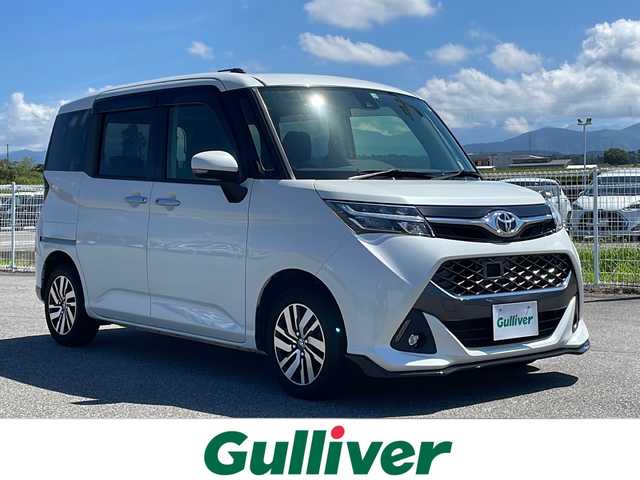 トヨタ タンク カスタムG S 富山県 2018(平30)年 4.1万km パールホワイトⅢ ワンオーナー/純正SDナビ/地デジTV/Bluetooth/CD/DVD/ETC/スマートアシストII/・衝突警報機能/・ 衝突回避支援ブレーキ機能/・車線逸脱警報機能/・誤発進抑制機能/・先行車発進お知らせ機能/両側パワースライドドア/前席シートヒーター/AAC/アイドリングストップ/横滑り防止装置/プッシュスタート/スマートキー/革巻ステアリング/純正ドアバイザー/純正フロアマット/純正スカッフプレード/取説書/ナビ取説書/保証書/スペアキー