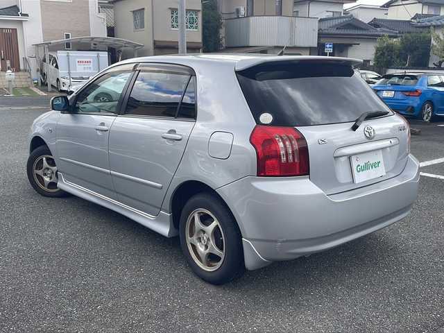 トヨタ カローラ ランクス X エアロツアラー 福岡県 2002(平14)年 11.4万km シルバーマイカM オーディオ（CD）/ETC/電格ミラー/オートライト/純正フロアマット/社外アルミホイール/保証書/スペアキー（板キー）×１