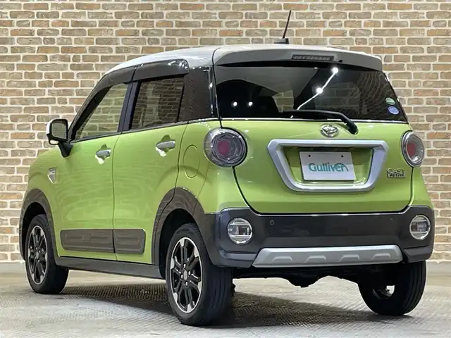 ダイハツ キャスト アクティバ G ターボ SAⅡ 岩手県 2015(平27)年 9.4万km フレッシュグリーンM ４WD/ターボ/カーボン調ホワイトデザインフィルムトップ/スマートアシスト２/衝突回避支援ブレーキ/車線逸脱警報/誤発進抑制機能/先行車発信お知らせ機能/ダウンヒルアシスト/横滑り防止装置/アイドリングストップ/オートエアコン/オートライト/LEDヘッドライト/LEDフォグライト/KENWOODナビ/バックカメラ/ETC/エンジンスターター/純正アルミホイール