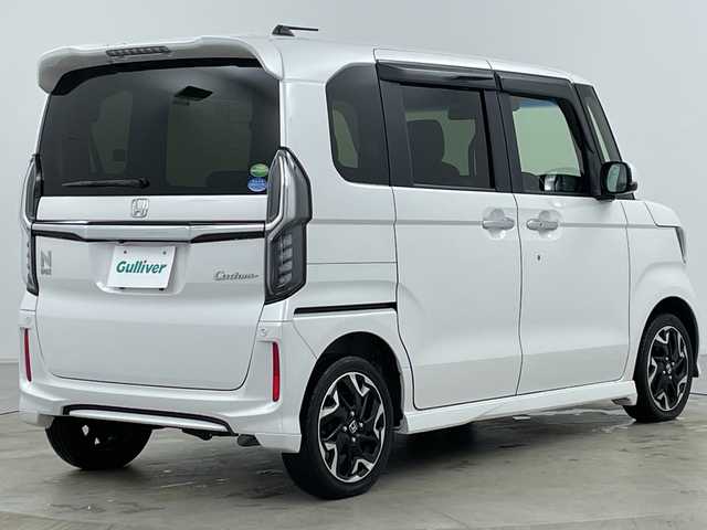 ホンダ Ｎ ＢＯＸ カスタム G L ターボ ホンダセンシング 道央・札幌 2018(平30)年 4.7万km プラチナホワイトパール ・4WD/・純正8インチナビ&CD&DVD&SD&BT&TV/・両側パワースライドドア/・バックカメラ/・ホンダセンシング/・レーダークルーズコントロール/・コーナーセンサー/・純正ドライブレコーダー/・ビルトインETC/・前席シートヒーター/・ハーフレザーシート/・電動格納ミラー/・ドアミラーヒーター/・LEDヘッドライト/・オートライト/・オートマチックハイビーム/・スマートキー/・純正エンジンスターター