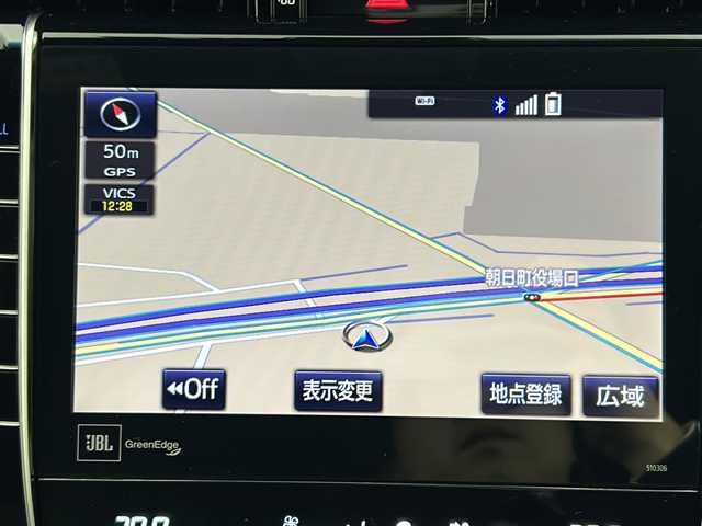 トヨタ ハリアー プログレス 三重県 2019(平31)年 4.5万km ホワイトパールクリスタルシャイン 禁煙車/純正9インチナビ/・Bluetooth・フルセグ・CD/DVD・USB/JBLサウンド/TRDフルエアロ/全方位カメラ/前方ドラレコ/トヨタセーフティセンス/・プリクラッシュセーフティシステム/・レーダークルーズコントロール/デュアルオートAC/MTモード付AT/ウッドコンビステアリング/パワーバックドア/パワーシート/ハーフレザーシート/ビルドインETC２．０/100V電源