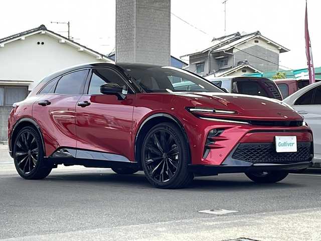 トヨタ クラウン スポーツ Z 愛媛県 2024(令6)年 1.4万km 赤 トヨタセーフティセンス/　プリクラッシュセーフティ/　レーダークルーズコントロール/ワンオーナー/メーカーオプションナビ/全方位カメラ　バックカメラ/ガラスルーフ/前後コーナーセンサー/前席パワーシート/前席シートヒーター/前席エアーシート/デジタルインナーミラー/ＥＴＣ2.0/LEDヘッドライト/スマートキー/オートライト/純正フロアマット/保証書/取扱説明書