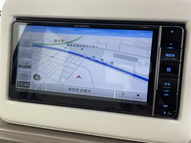 スズキ ラパン X 群馬県 2022(令4)年 1万km テラコッタピンクメタリック/ソフトベージュ 2トーン 社外ナビ フルセグTV デュアルブレーキサポート アイドリングストップ機構 ステアリングスイッチ 前席シートヒーター オートエアコン ETC LEDオートライト スマートキー 禁煙車