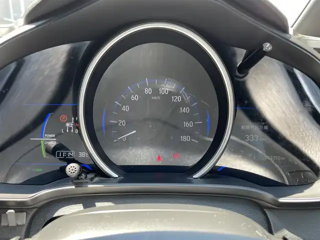 ホンダ フィット ハイブリット Sパッケージ 福島県 2014(平26)年 5.4万km ビビットスカイブルーP 純正8インチナビ/【Bluetooth/ワンセグTV/CD/DVD/iPod】/バックカメラ/クルーズコントロール/ETC/LEDヘッドライト/オートライト/プッシュスタート/スマートキー/ステアリングリモコン